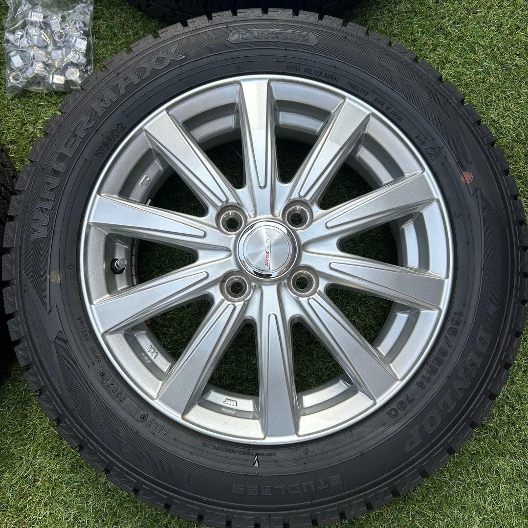 ⭐︎ひさ⭐︎ WINTERMAXX WM02 165/65R14 ホイール付①