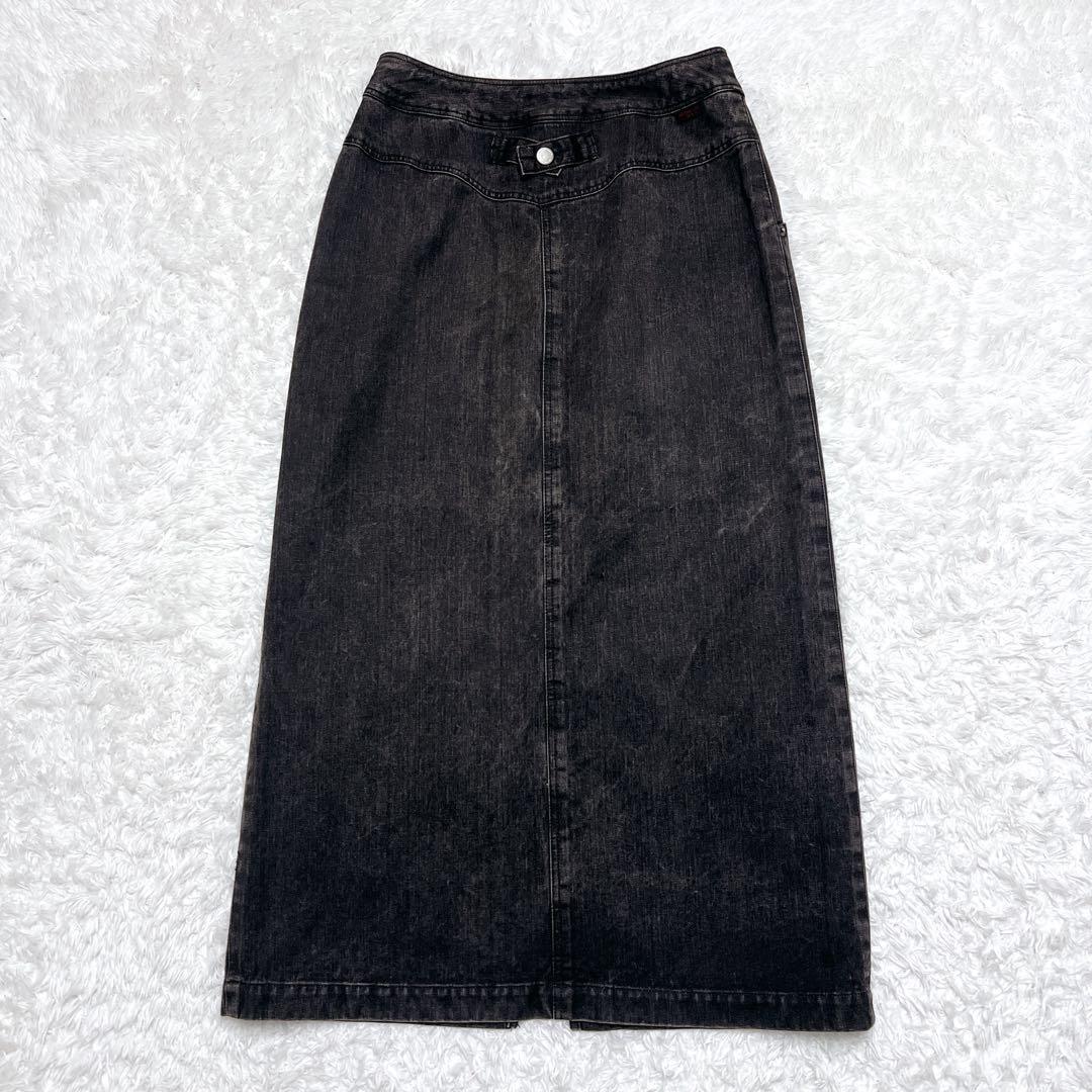 マドモアゼルノンノン ブラックデニム&レザージュ ツイードジャケット