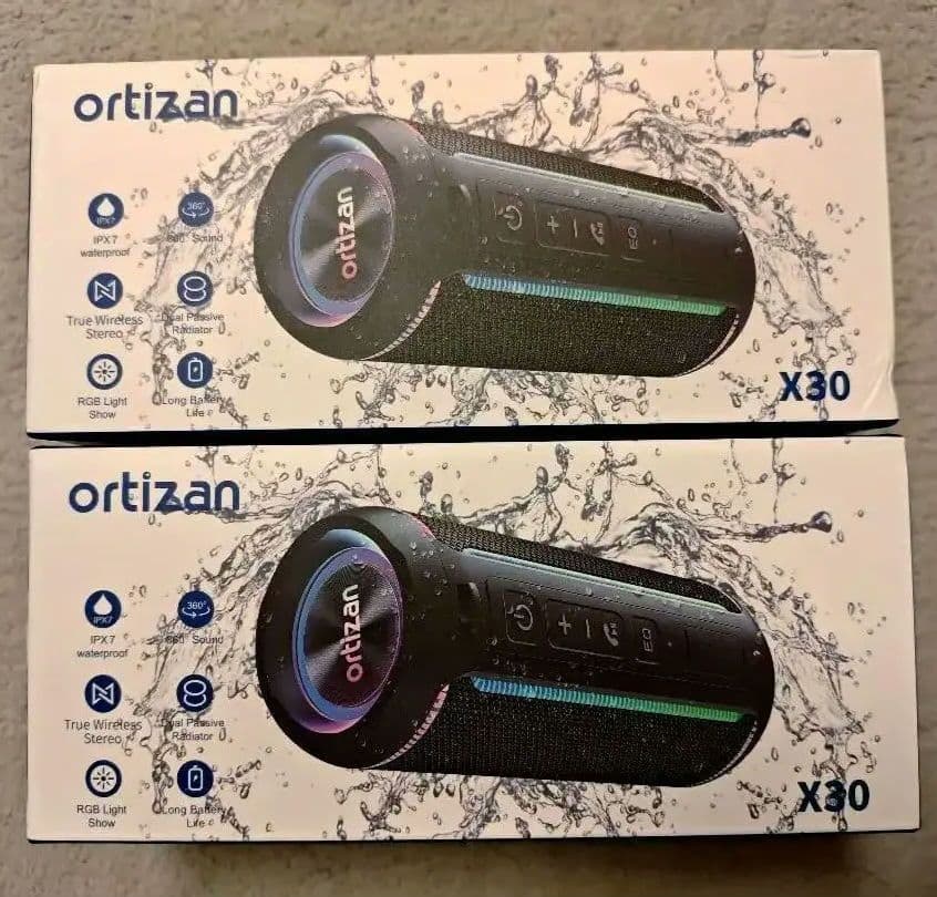 即日発送TWS 2個セットortizan X30 ワイヤレススピーカー