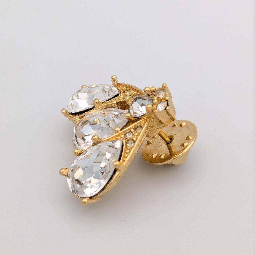 美品 希少 Dior ディオール ヴィンテージ Bee ハチ 蜂 ピンブローチ