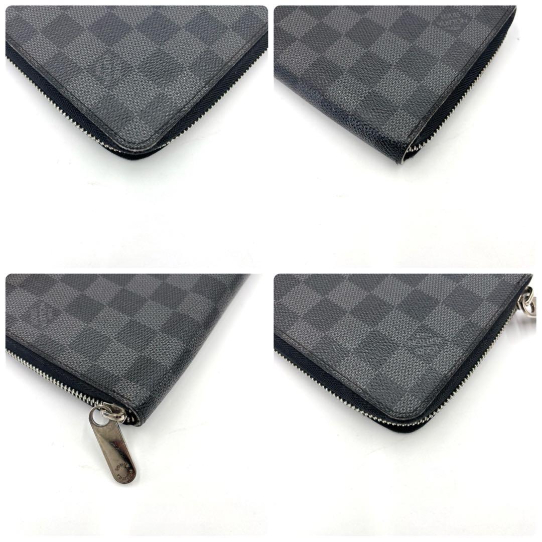 美品　ルイヴィトン　ダミエ　グラフィット　ジッピー　オーガナイザー　長財布　69