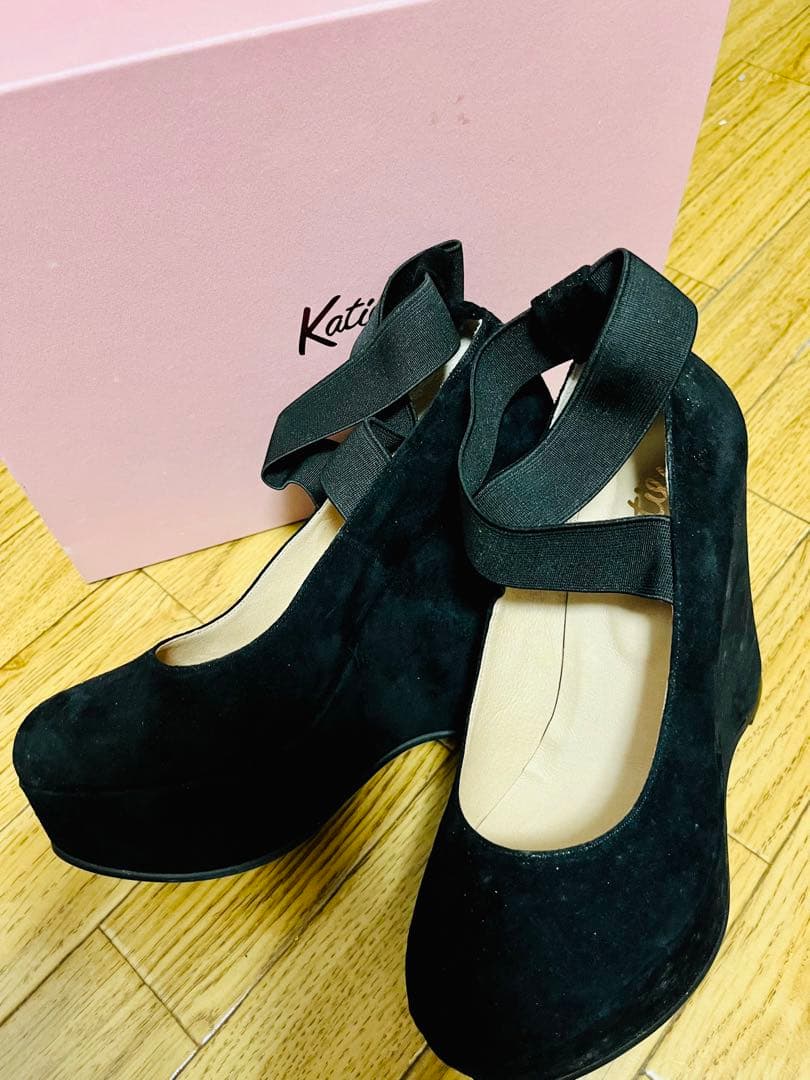 Katie バレリーナシューズ BLACK