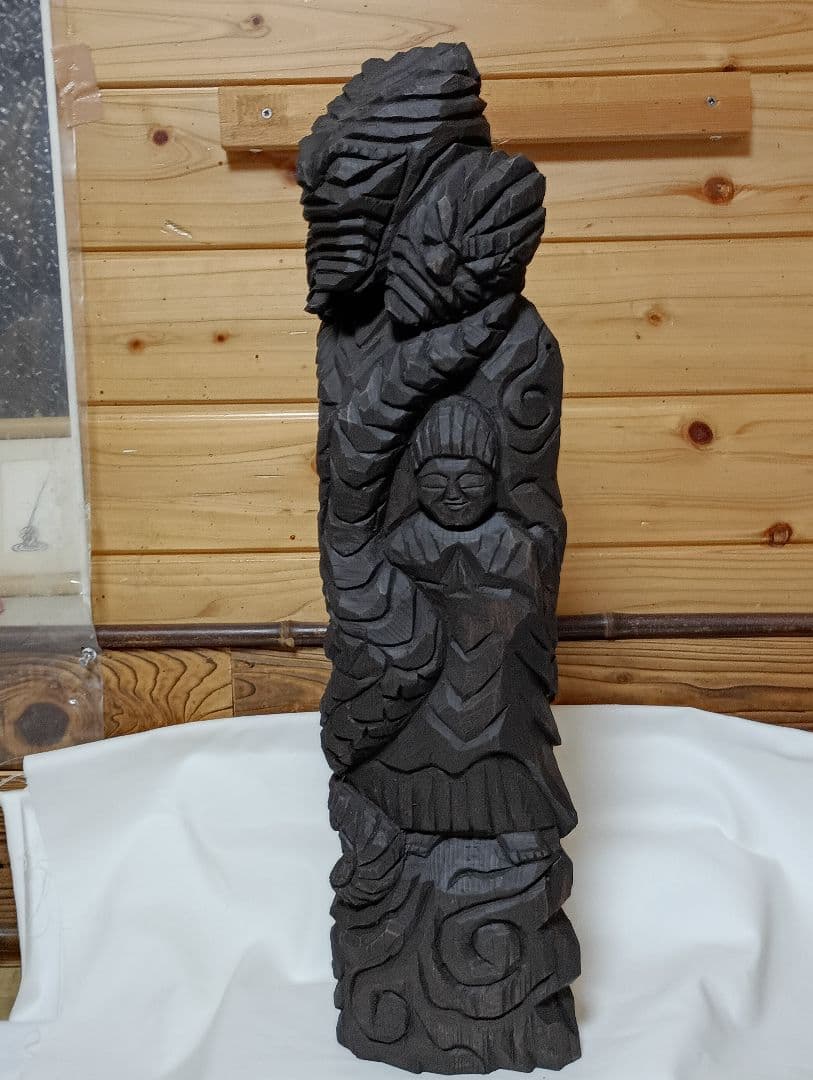 takさん専用注文の品、善女龍王、円空仏風、オリジナル