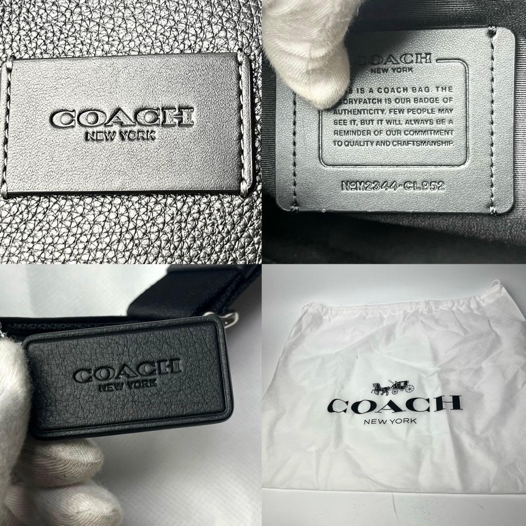 未使用保管品/現行✨コーチ メッセンジャーバッグ スプリント A4 ブラック