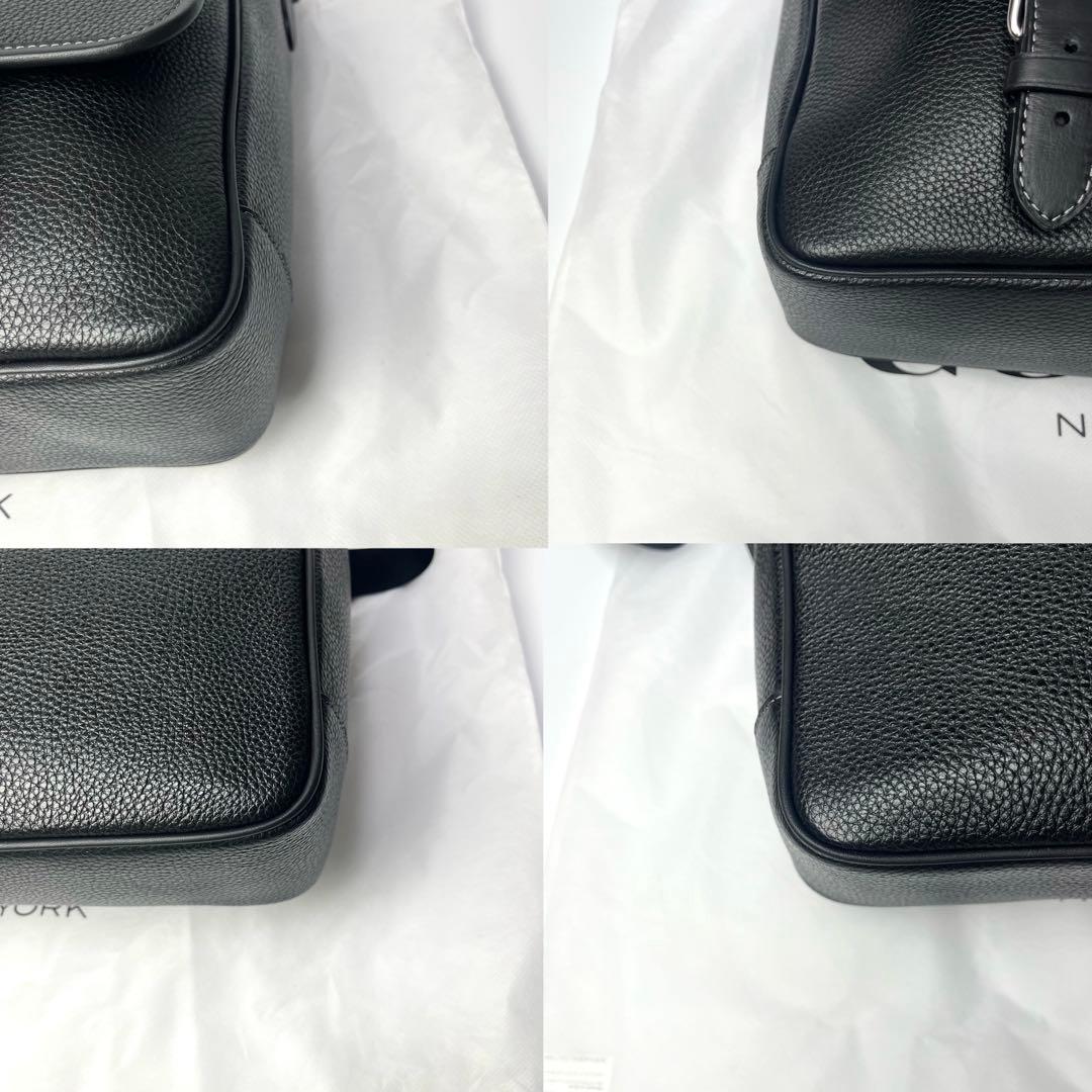 未使用保管品/現行✨コーチ メッセンジャーバッグ スプリント A4 ブラック