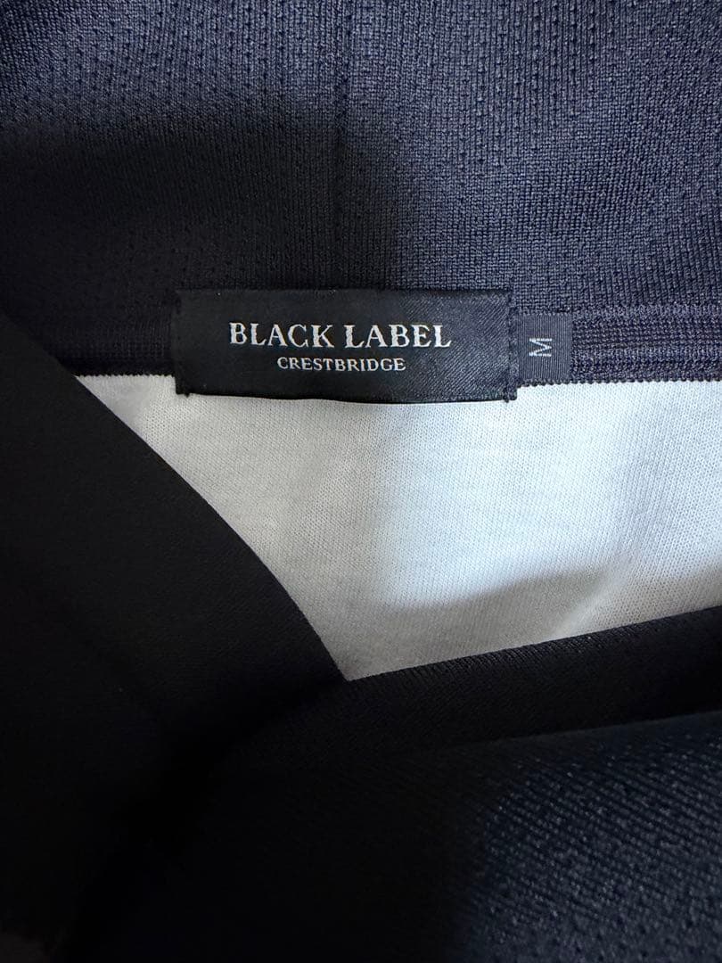 BLACK LABEL CRESTBRIDGE ネイビー系チェック パーカー M