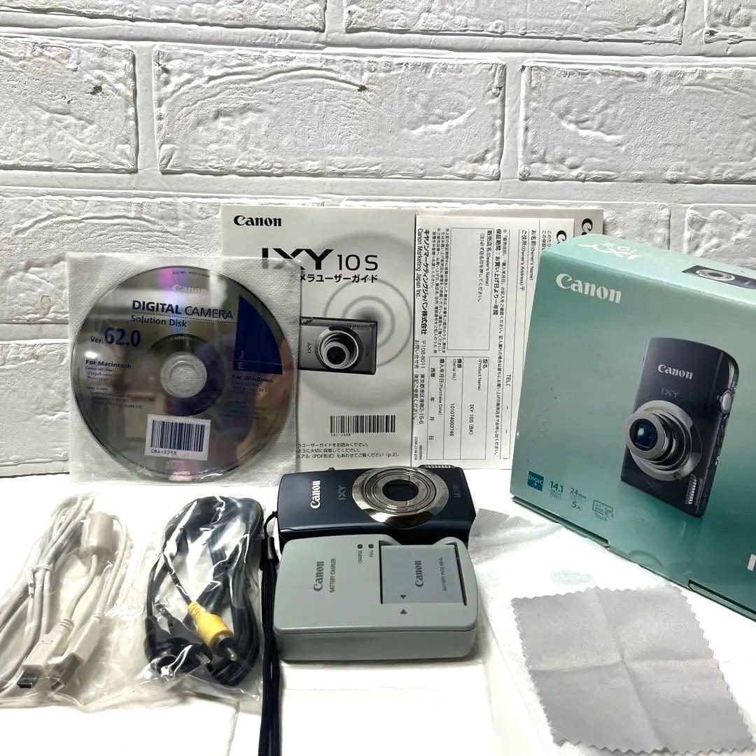Canon IXY 10S コンパクトデジタルカメラ　BKブラック　美品　可動品