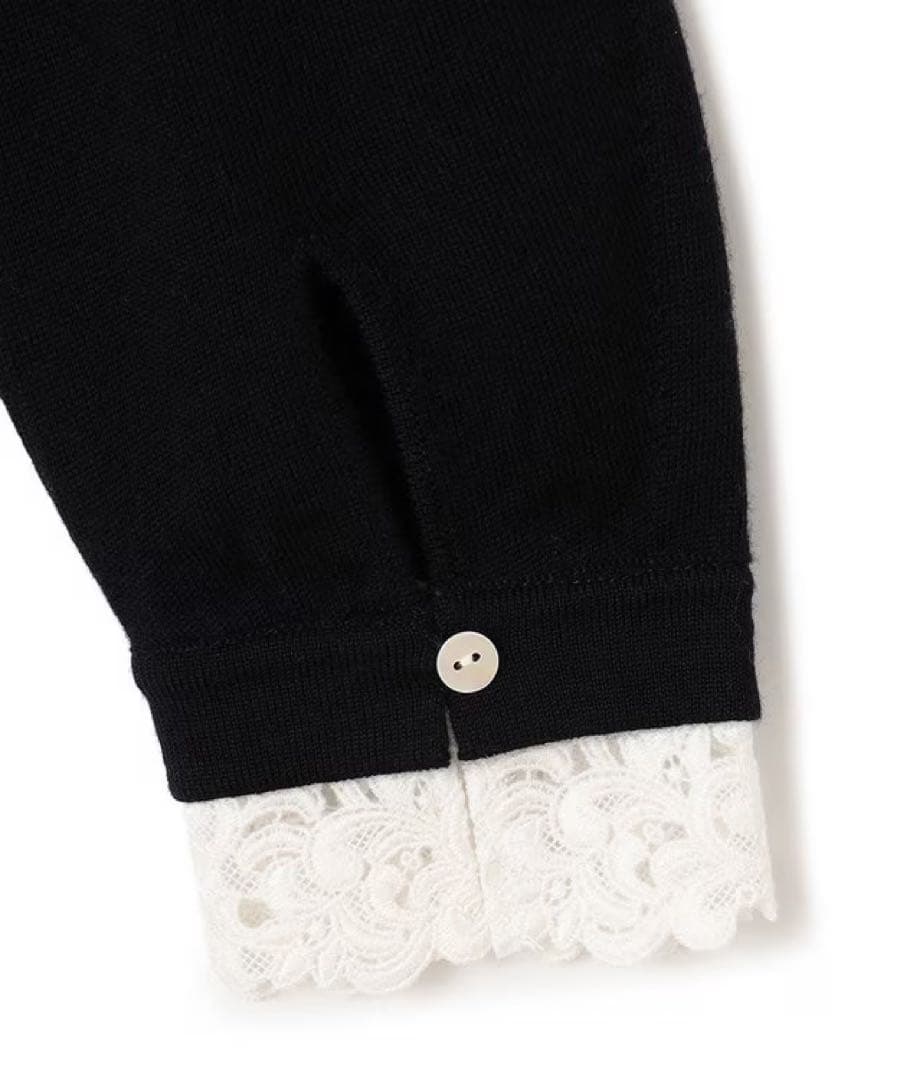 【未使用】23区 ニット 38 ネイビー ②