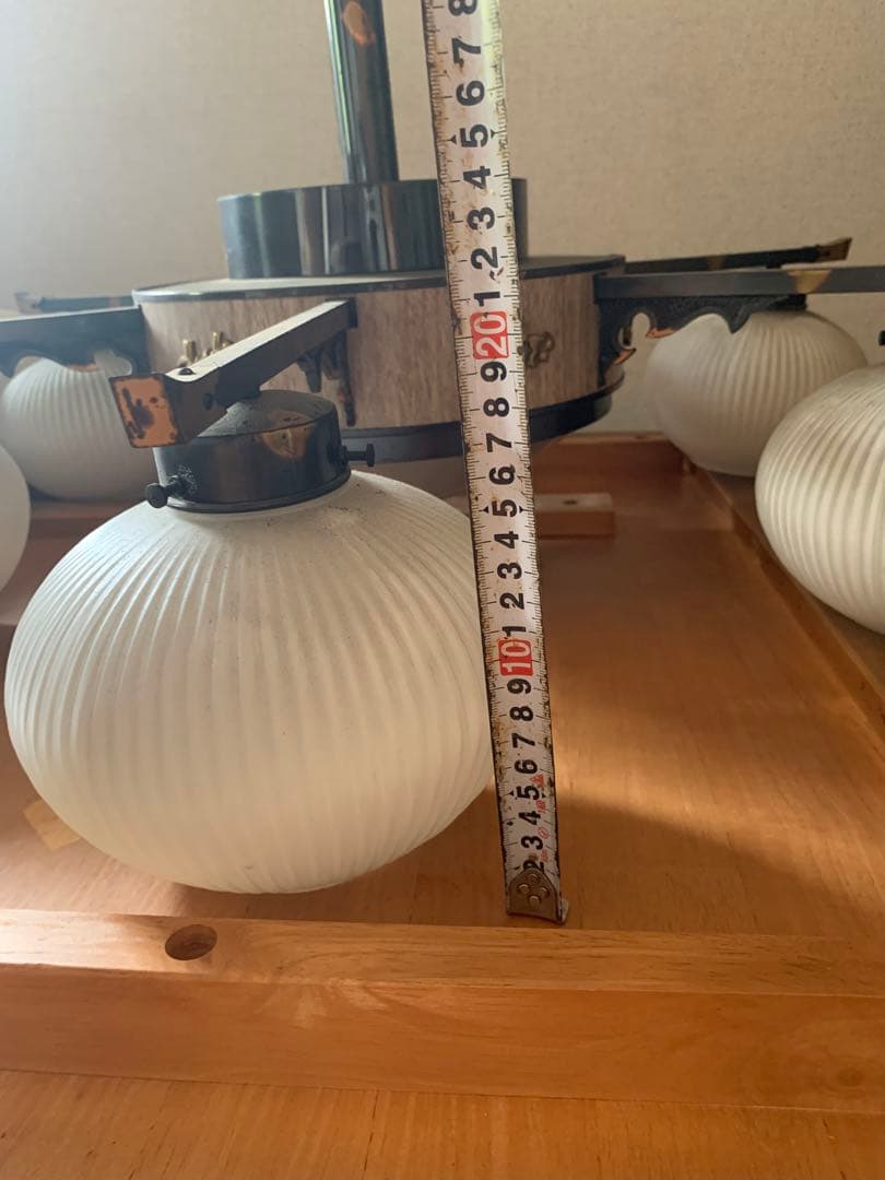 シャンデリア 昭和レトロ 6灯+1灯