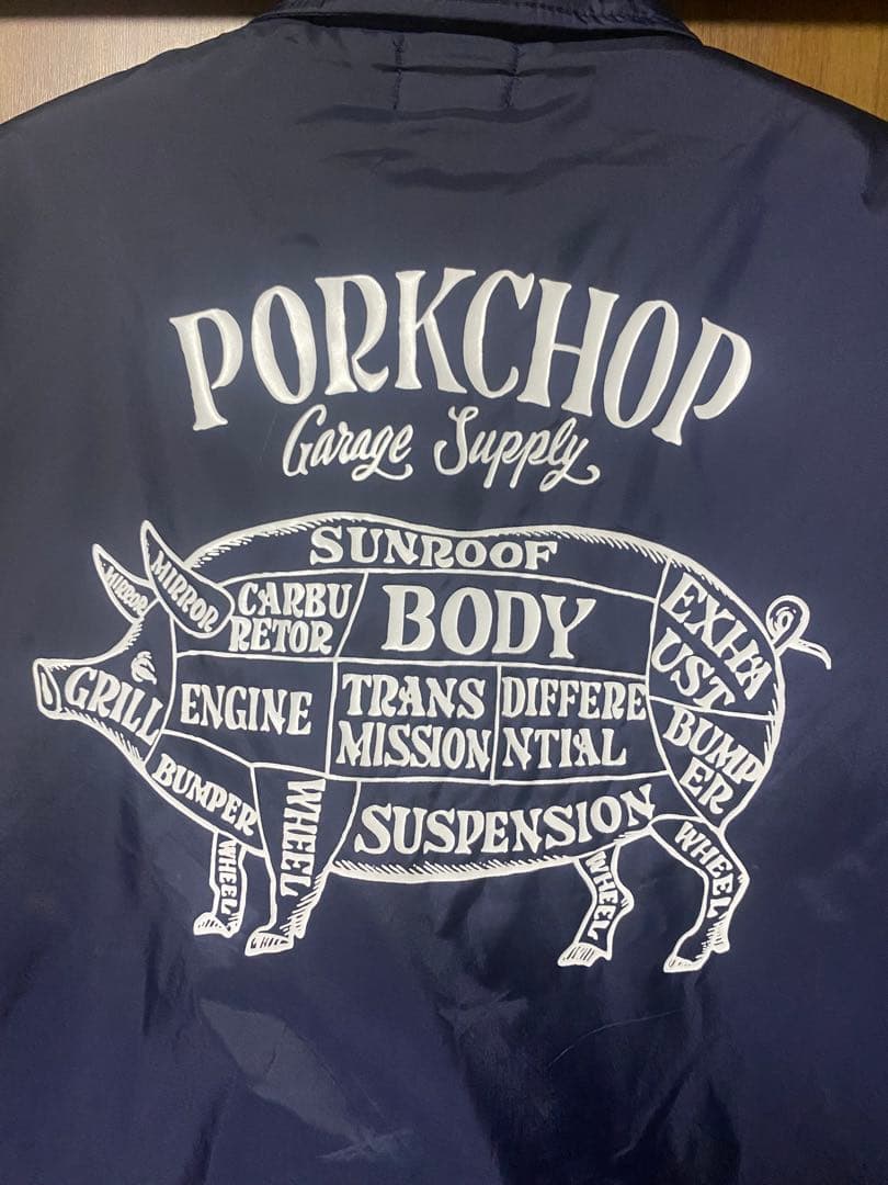 ポークチョップガレージサプライ コーチジャケット 裏ボア 試着のみ美品 M