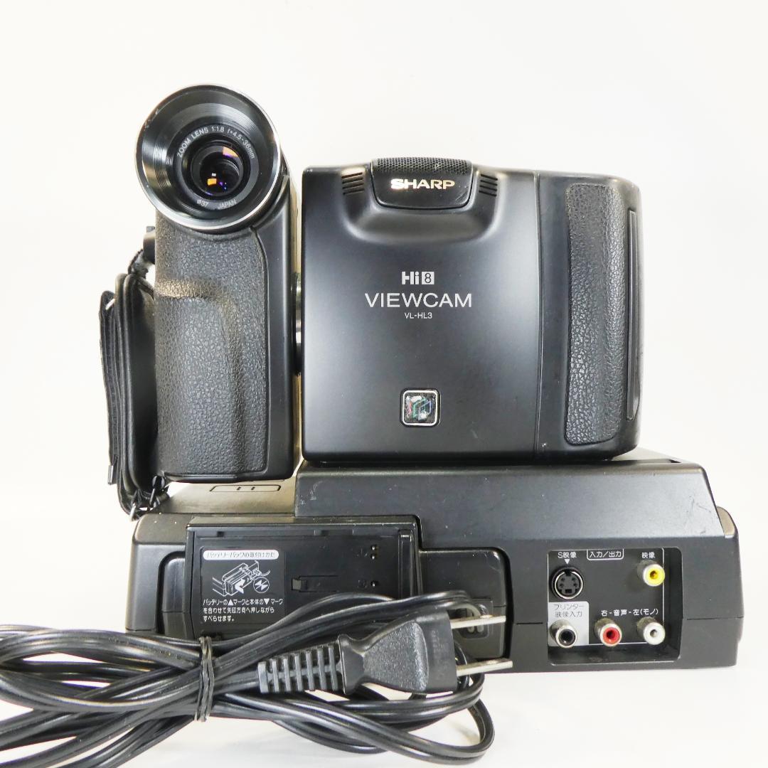動作良好　Video.Hi8 シャープVL-HL3 8ミリビデオカメラDVD化に