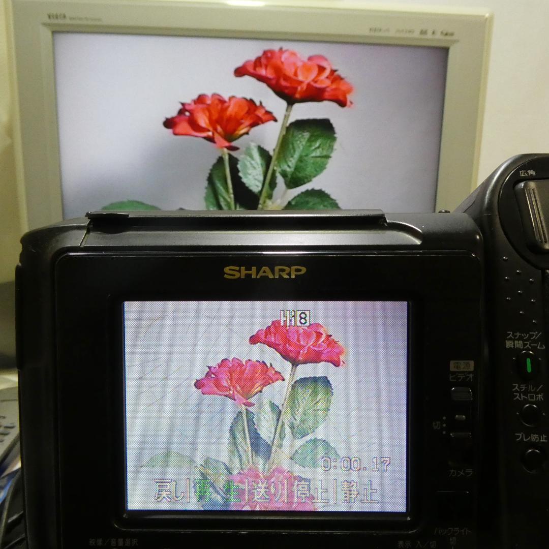 動作良好　Video.Hi8 シャープVL-HL3 8ミリビデオカメラDVD化に