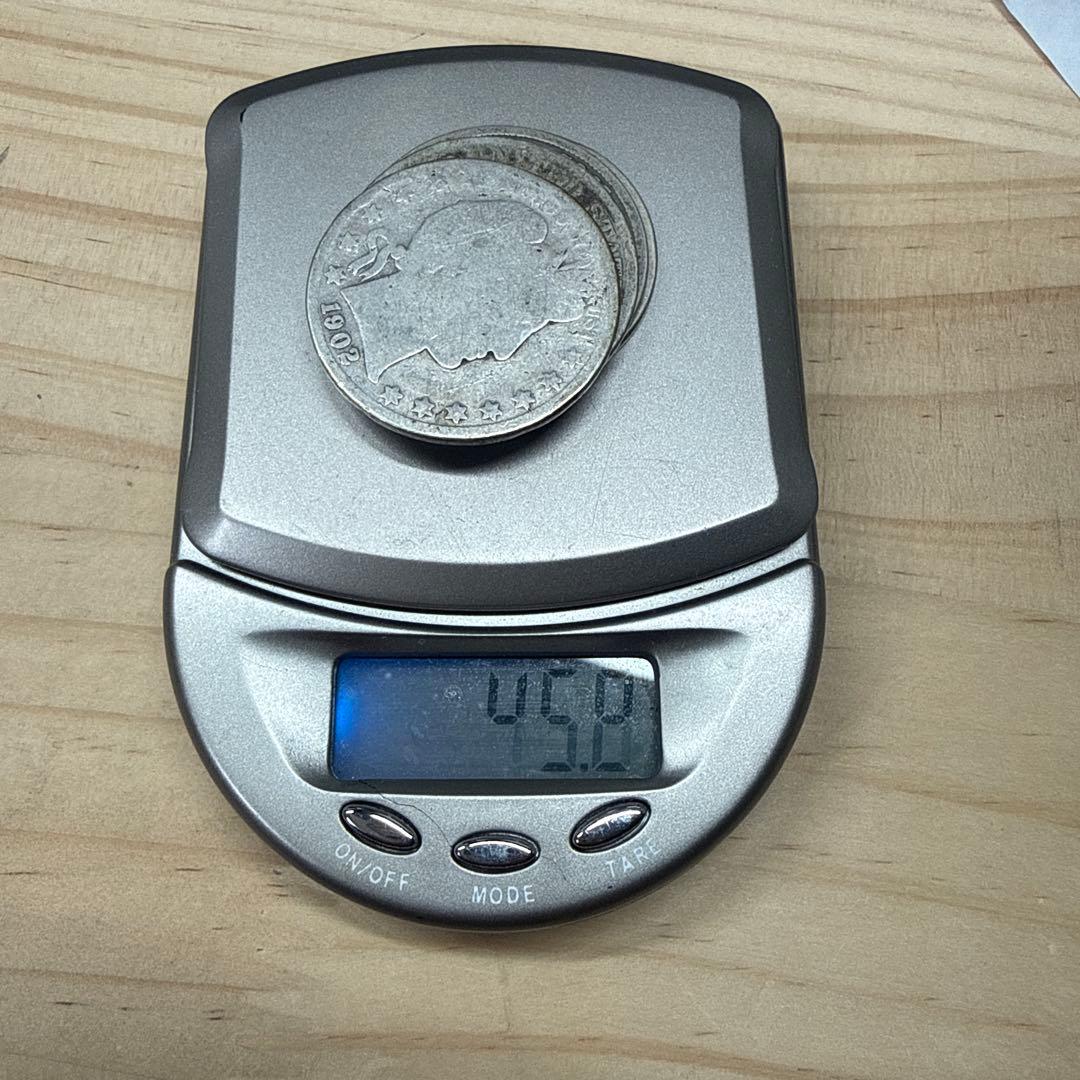 Y*様 1902年 アメリカ バーバー ハーフダラー 4枚セット