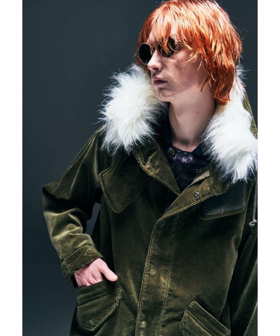 glamb グラム　コーデュロイモッズコート　サイズL