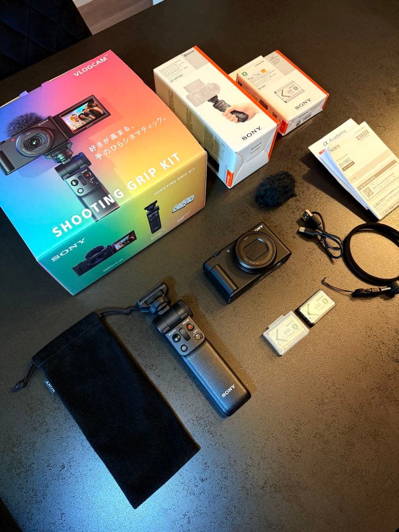 SONY VLOGCAM ZV-1 II シューティンググリップキット ブラック