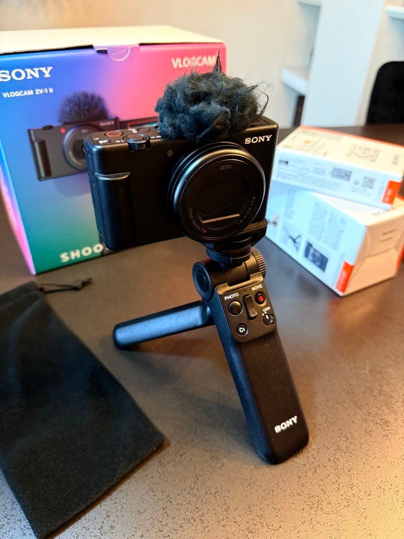 SONY VLOGCAM ZV-1 II シューティンググリップキット ブラック