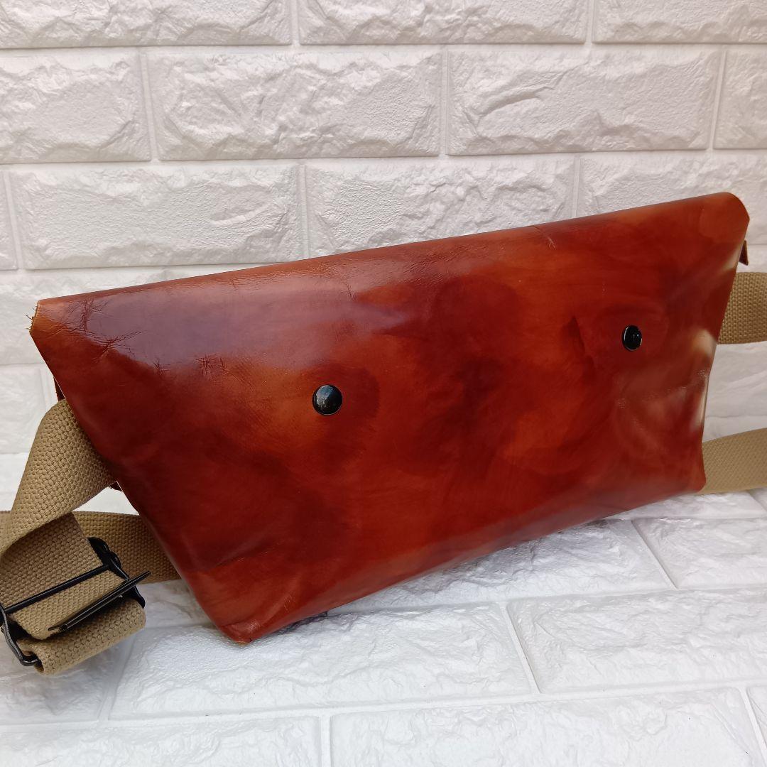 【ユニアンドコー】メッセンジャーバック ショルダーバッグ S キャメル ブラウン