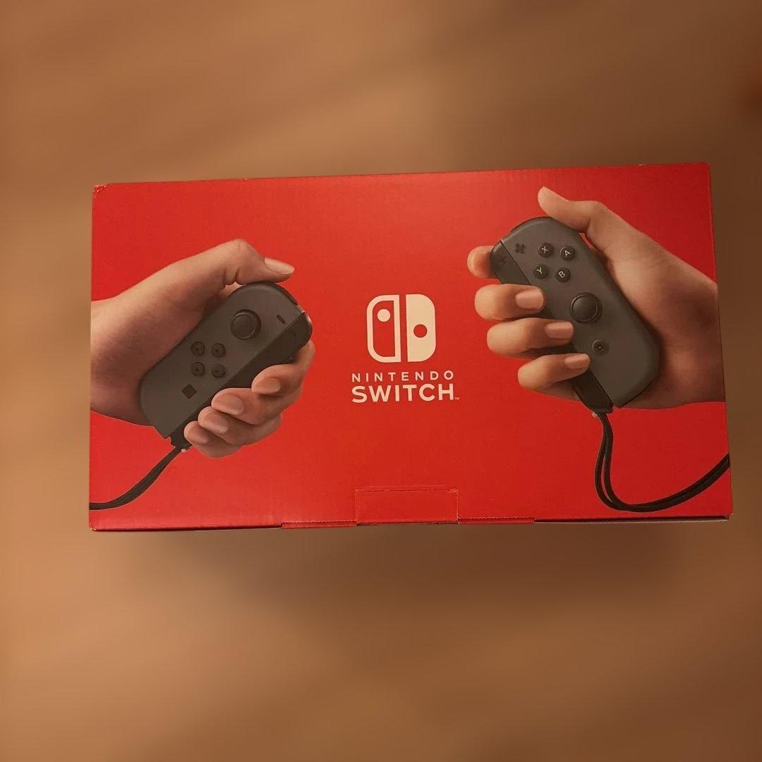 【すぐ遊べるセット】Nintendo Switch 本体 グレー　ソフト付き