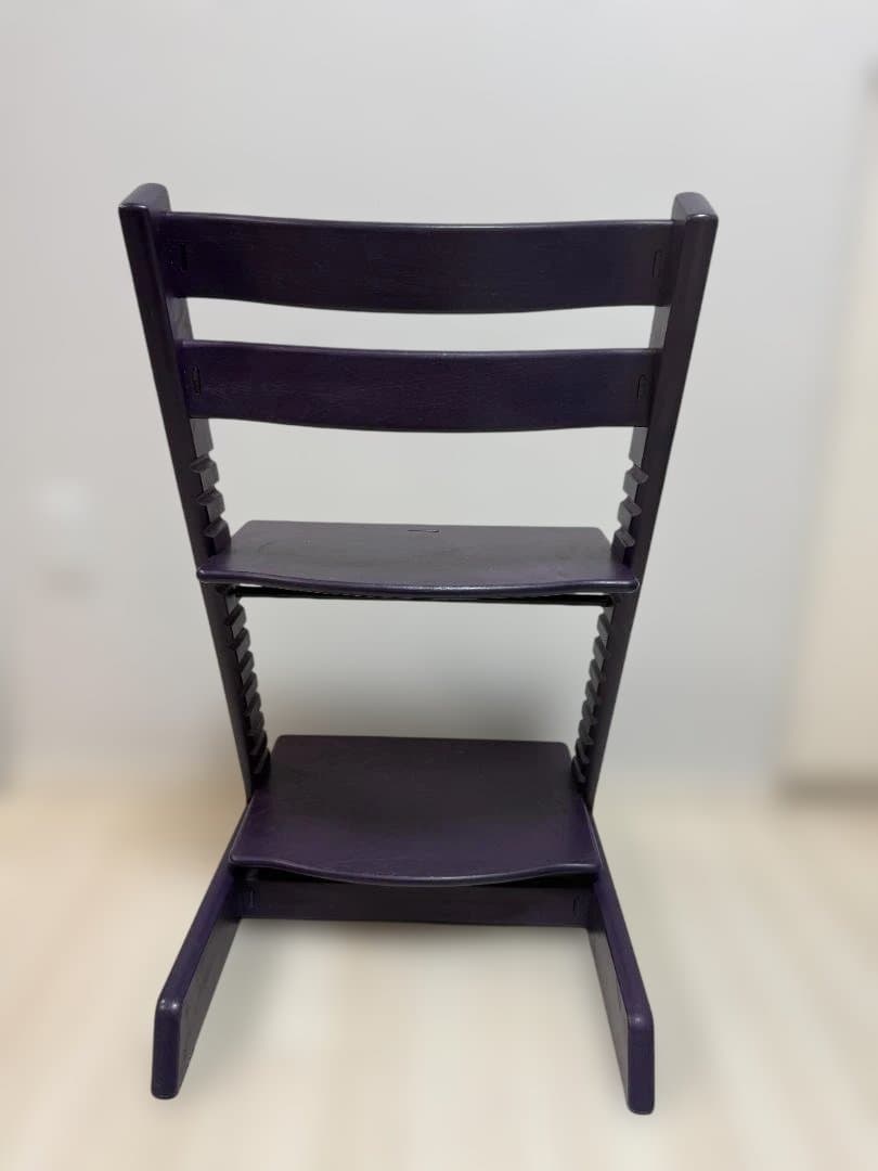 ストッケ トリップトラップ 希少パープル 説明書あり美品