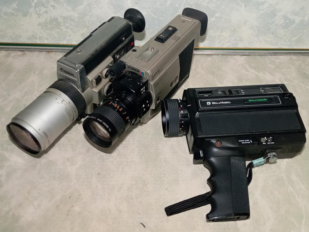 8㎜ビデオカメラ ジャンク品 まとめ売り 3台 ビンテージ