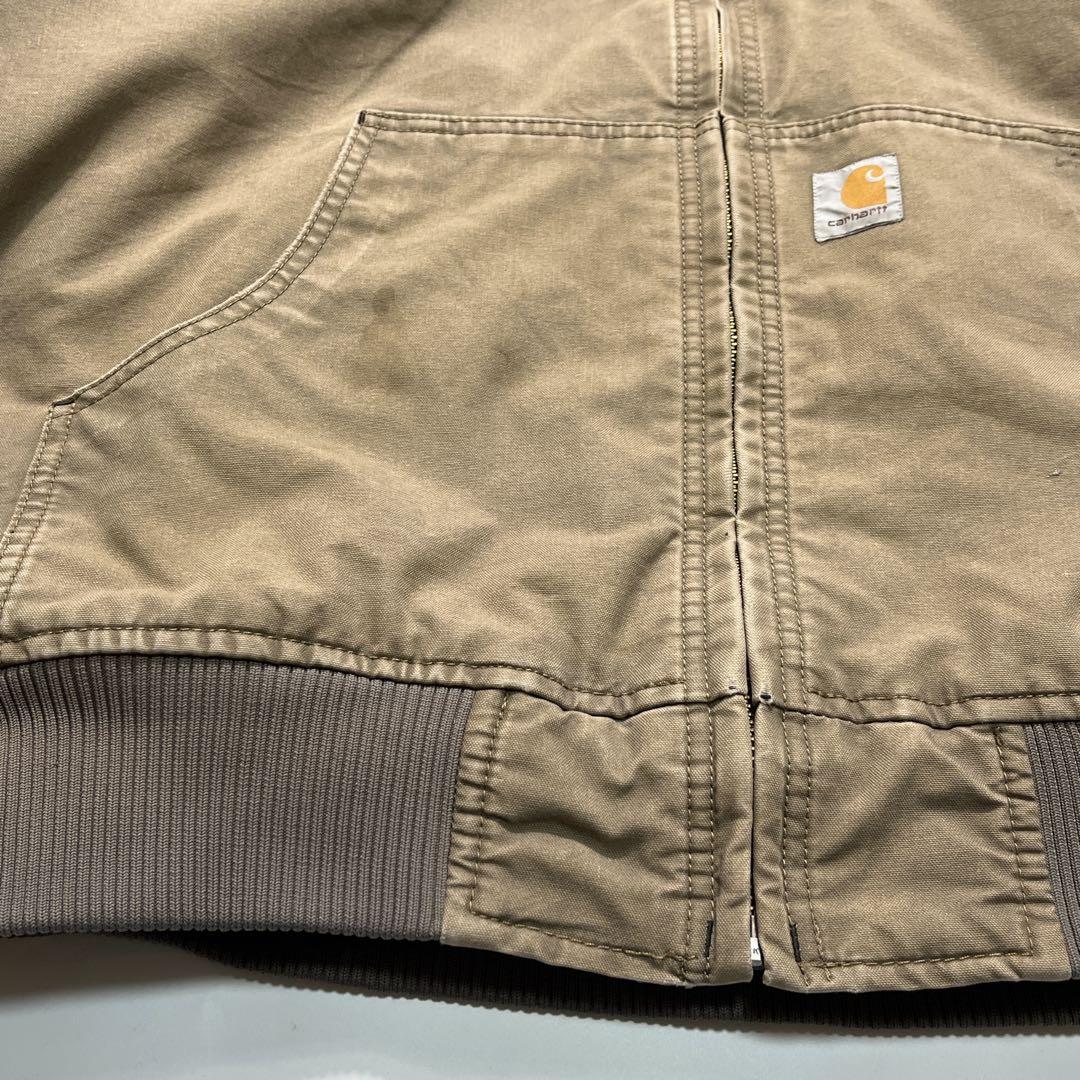 カーハート アクティブジャケット クイックダック 2XL カーキ 中綿 7667