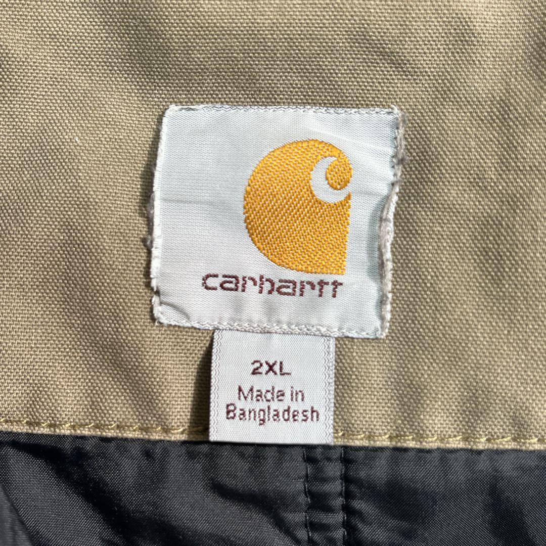 カーハート アクティブジャケット クイックダック 2XL カーキ 中綿 7667