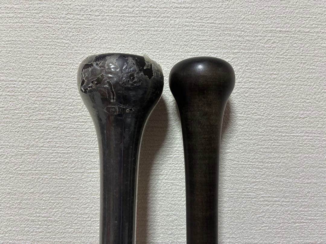 ヤナセ　新品未使用　硬式木製バット　2本セット 長さと重さは説明欄にあります。