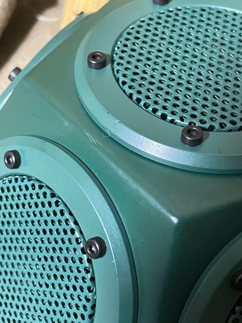 【希少レア！】12面体スピーカー　全天候型　グリーン　入手困難　アースグリーン