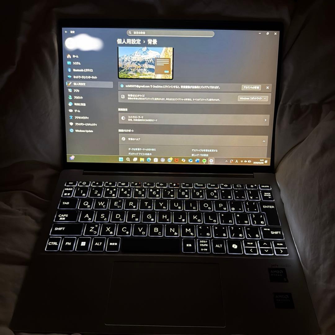 ノートPC HP Pavilion Aero 13-bg シルバー