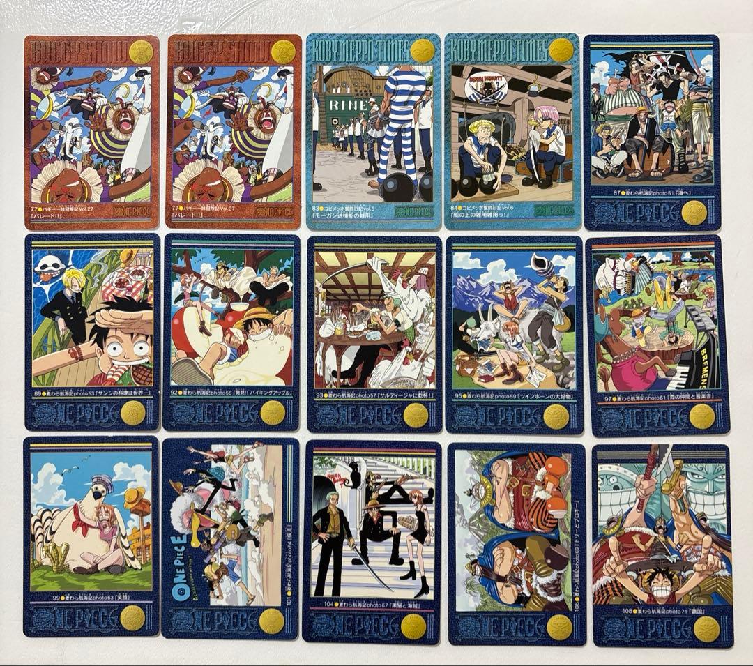 ワンピース　ビジュアルアドベンチャー　90枚セット