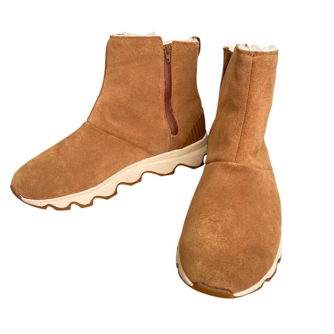 SOREL キネティックインパクト　ムートンブーツ　スエード　25