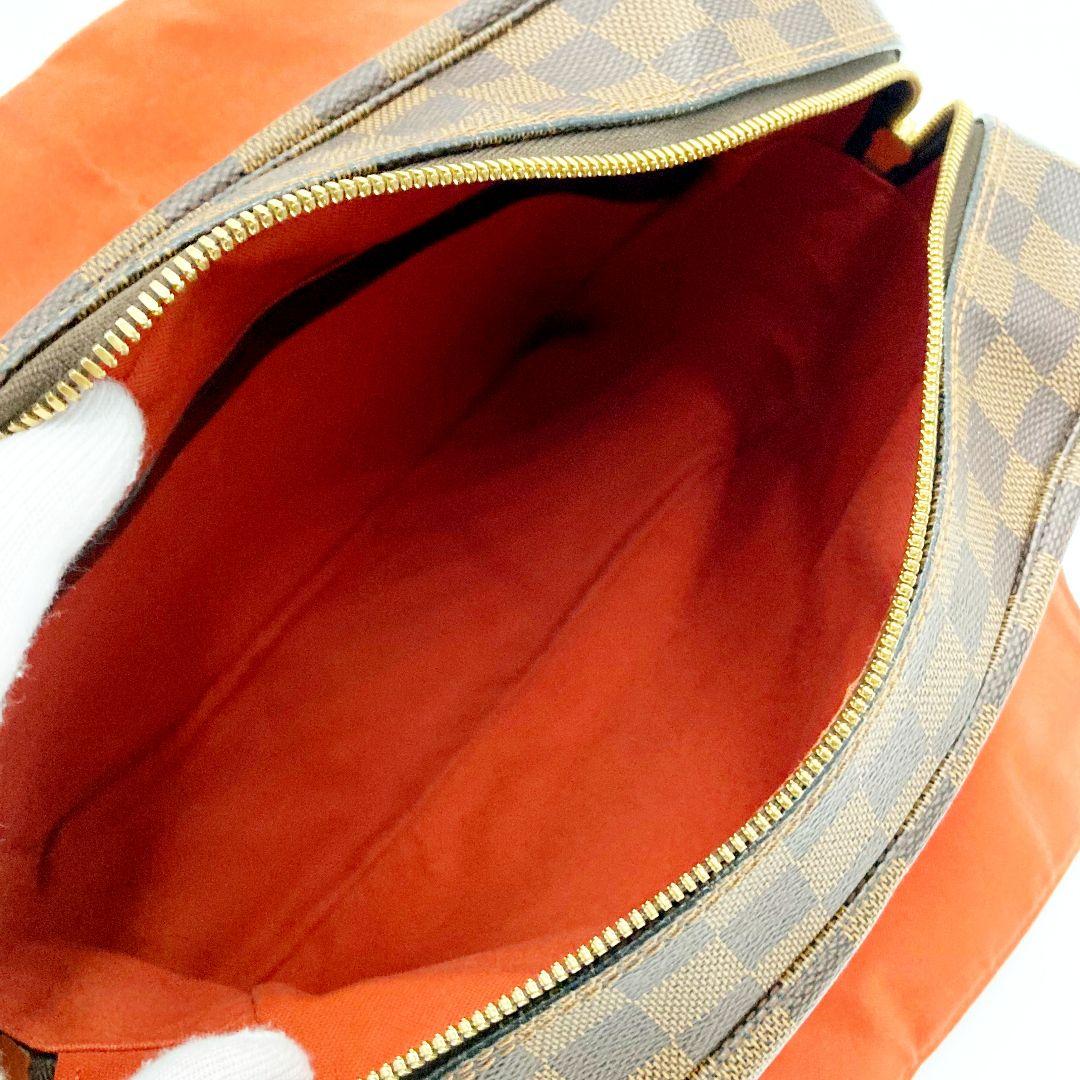 正規品 ルイヴィトン ダミエ ナヴィグリオ エベヌ ショルダーバッグ 美品