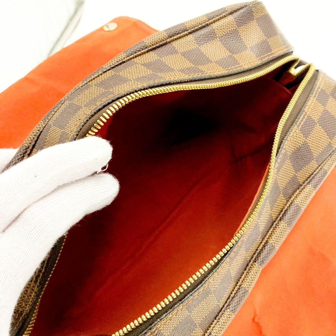 正規品 ルイヴィトン ダミエ ナヴィグリオ エベヌ ショルダーバッグ 美品