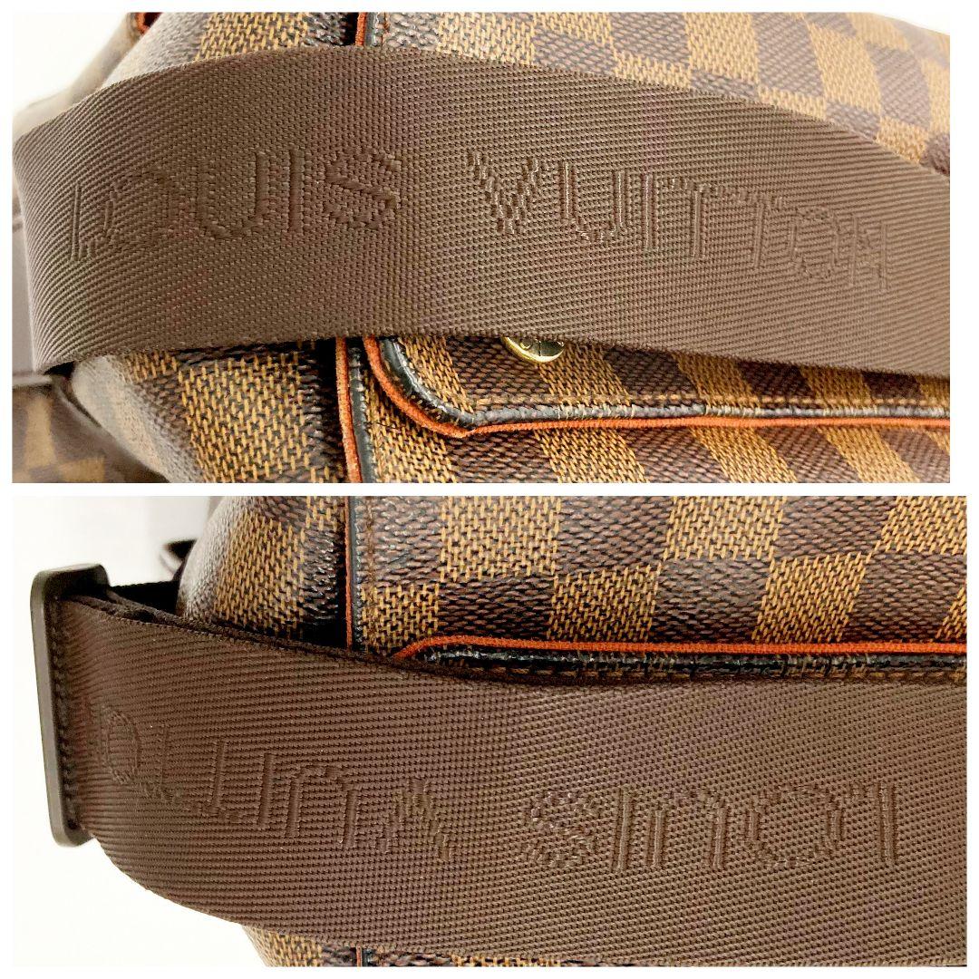 正規品 ルイヴィトン ダミエ ナヴィグリオ エベヌ ショルダーバッグ 美品