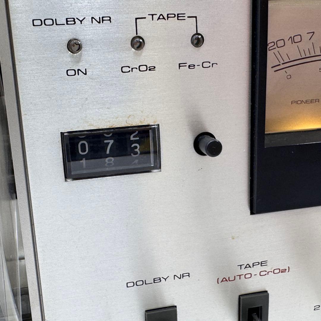【再生確認済み】pioneer パイオニア CT-500 カセットデッキ