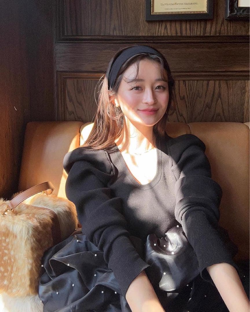 トップス bibiy AMELIE PEPURAMU KNIT