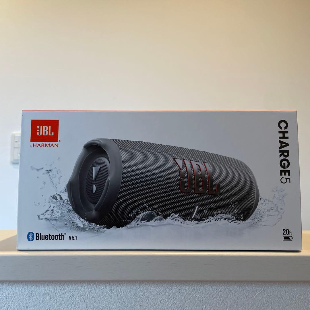 JBL Charge 5 ワイヤレススピーカー　グレー