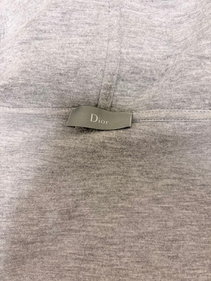 Christian Dior ディオール ジップアップパーカー ブラックグレー