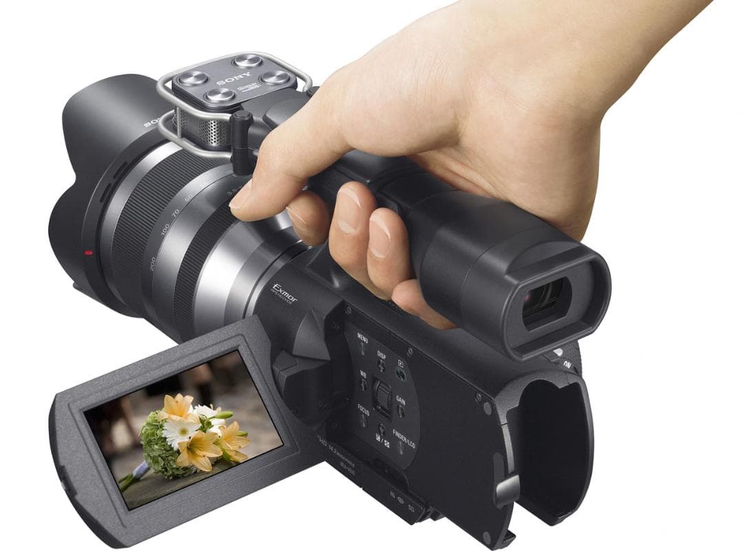 ソニーレンズ交換式デジタルHDビデオカメラレコーダー NEX-VG10一式＋α