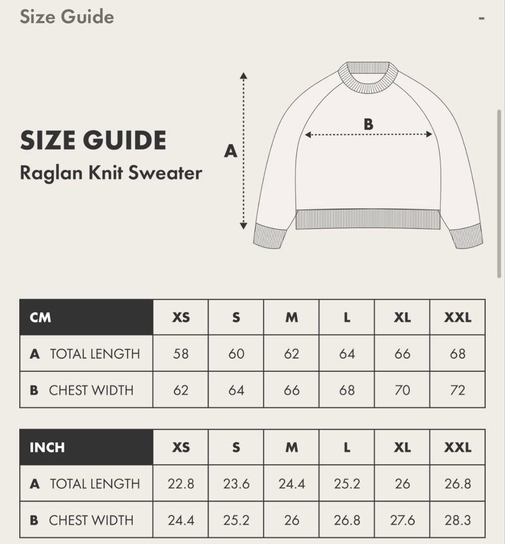 トップス TrendtVision Raglan Knit Sweater