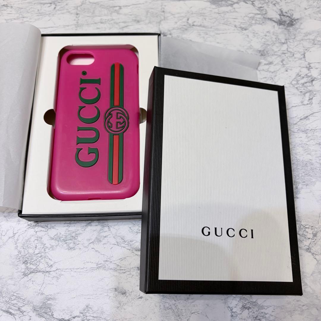 【74%OFF】傷なし超美品 iPhoneSE2 第2世代 GUCCIケース付