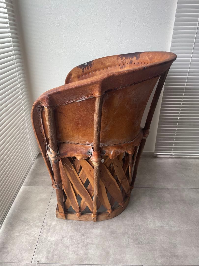 エキパルチェア　ビンテージチェア　難あり　民族