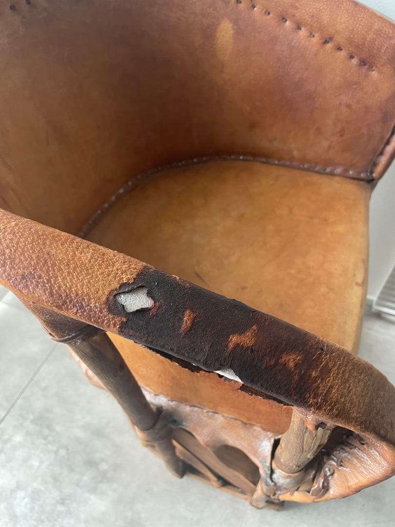 エキパルチェア　ビンテージチェア　難あり　民族