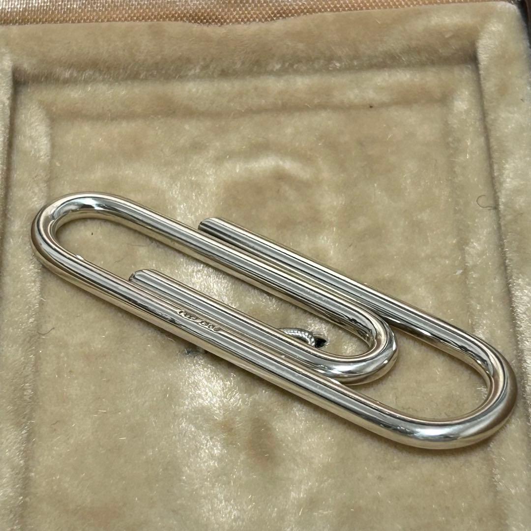 【希少】ダンヒル シルバー アンティーク マネークリップ ケース付き