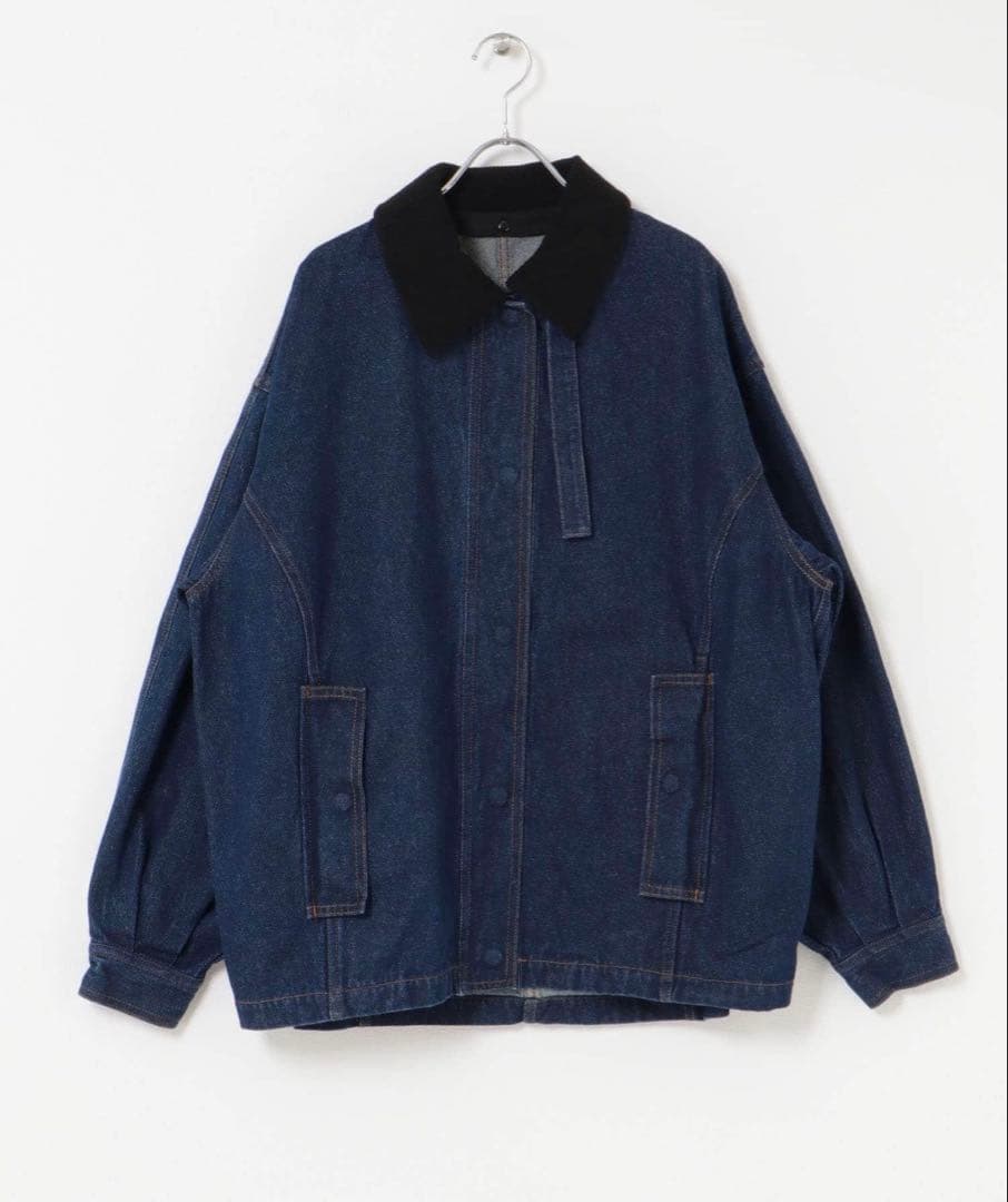 KBF 2WAYカラーデニムブルゾン