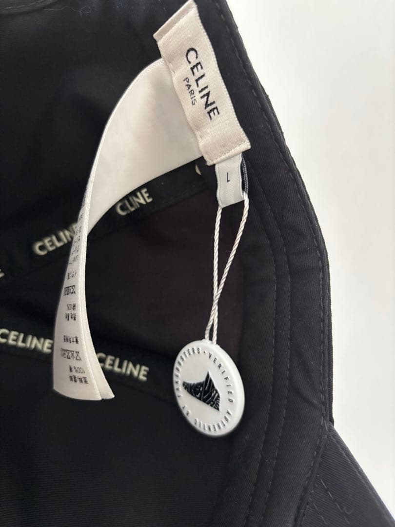 【YURI♡】CELINE 黒 ベースボールキャップ L