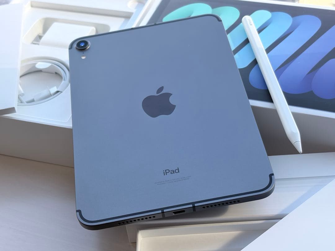 iPad mini6 グレイ 256GB セルラー・Pencil2 付き