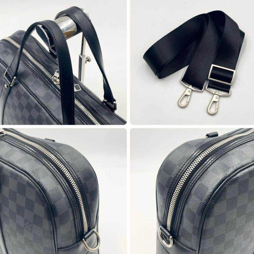 【美品】ルイヴィトン ダミエグラフィット ヨーン 2wayビジネスバッグ 大容量