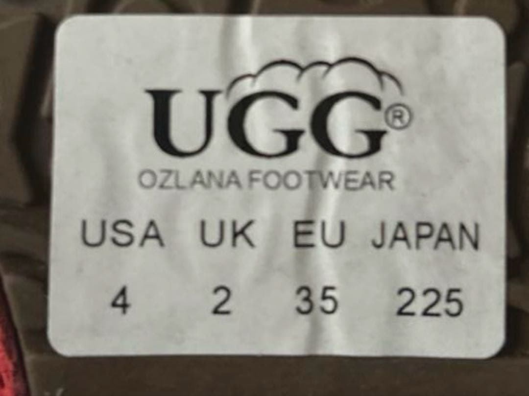 #靴　新品　レディース　UGG 赤 シューズ　ローファー　shoes モカシン