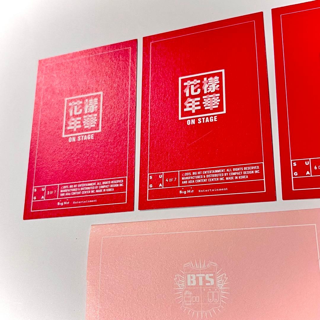 BTS SUGA ユンギ 花様年華 onstage フォトカード コンプ トレカ